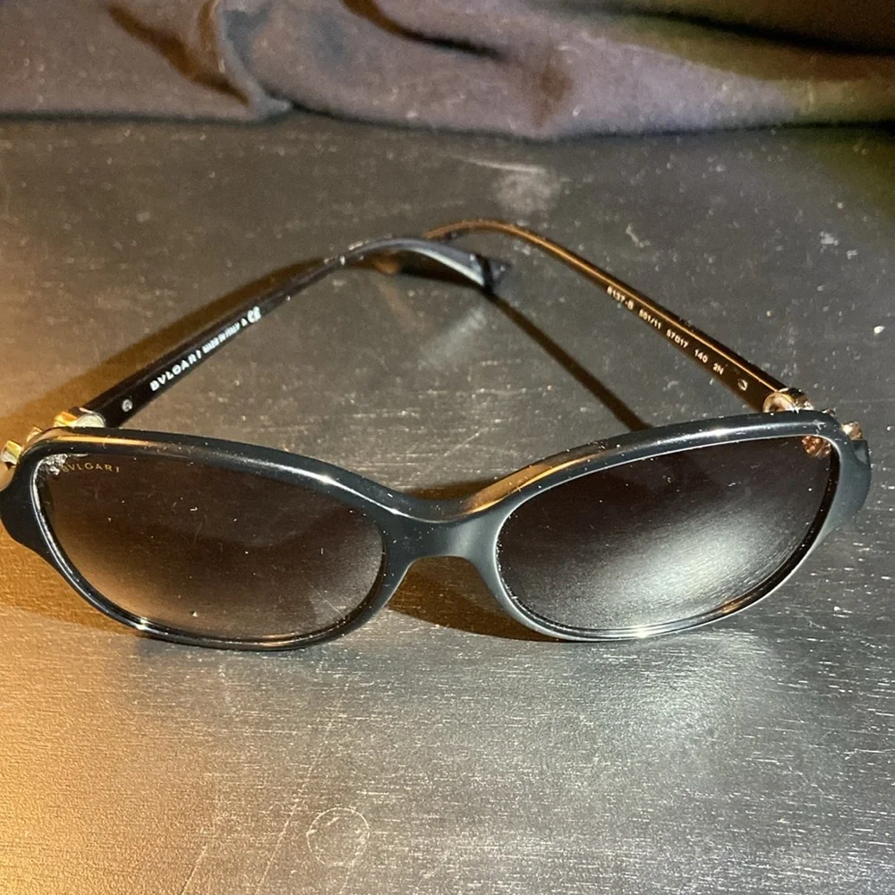 Bvlgari sunglasses with Swarovski crystals womens